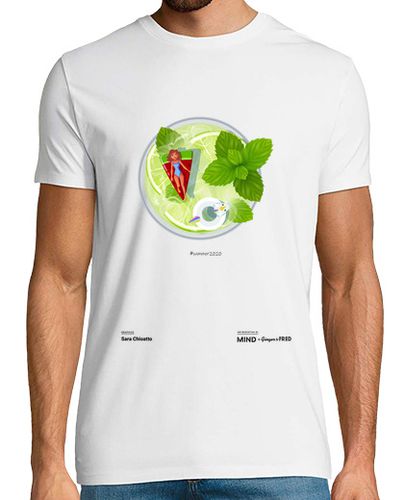 Camiseta sara chioatto - verano 2020 - mojito - latostadora.com - Modalova