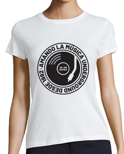 Camiseta Mujer Manga Corta AS DE COPAS Dj Logo 2 M laTostadora - latostadora.com - Modalova