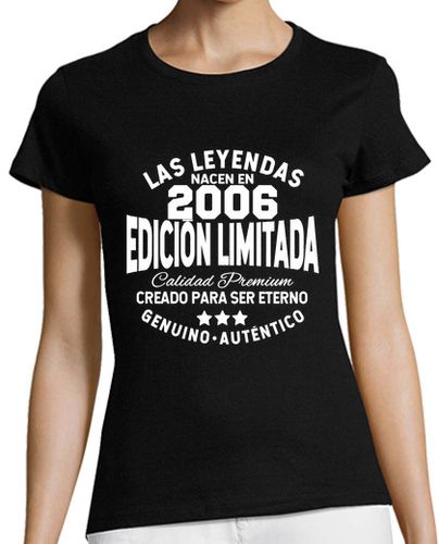 Camiseta mujer 2006 el mejor año - latostadora.com - Modalova
