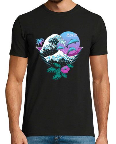 Camiseta camisa de olas de delfines para hombre - latostadora.com - Modalova