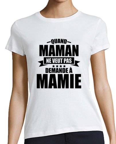 Camiseta mujer cuando mamá no quiere preguntar a la ab - latostadora.com - Modalova