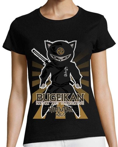 Camiseta Mujer Manga Corta CAMISETA MUJER BUGEIKAN NINJUTSU KIDS PARA ADULTOS laTostadora - latostadora.com - Modalova