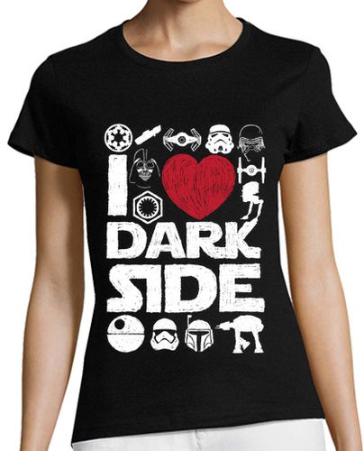 Camiseta mujer I love the Dark Side - latostadora.com - Modalova