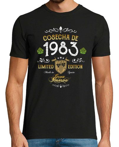 Camiseta Hombre Manga Corta Cosecha de 1983 - Gran Reserva laTostadora - latostadora.com - Modalova