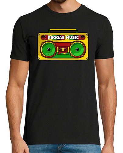 Camiseta Reggae roots jamaica boombox rastafari dub music - latostadora.com - Modalova
