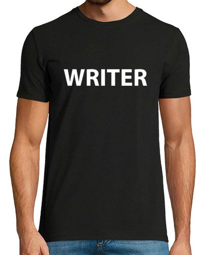 Camiseta Hombre, manga corta, negra, calidad extra - Writer - latostadora.com - Modalova