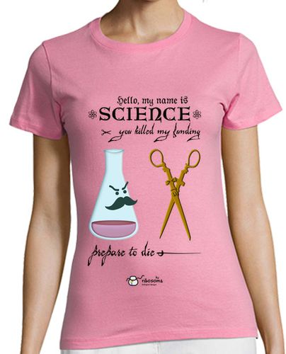 Camiseta mujer Mi name is Science fondos claros - latostadora.com - Modalova