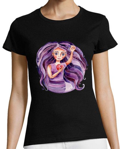 Camiseta Mujer Manga Corta Mujer libre lilas mujer manga corta laTostadora - latostadora.com - Modalova