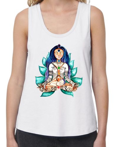 Camiseta Mujer Tirantes Loose Fit Diosa Chakras mujer tirante ancho laTostadora - latostadora.com - Modalova