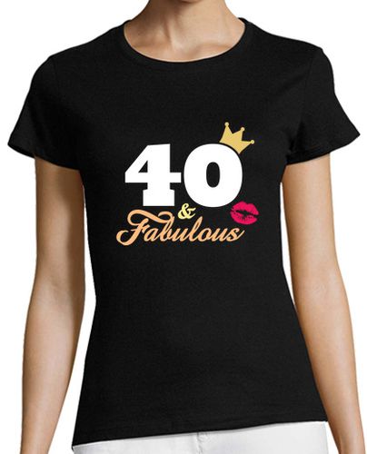 Camiseta mujer 40 y Fabulosa - latostadora.com - Modalova