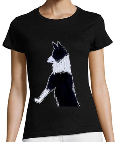 Camiseta Mujer Manga Corta BORDER COLLIE,CAMISETA M. M.C. laTostadora - latostadora.com - Modalova