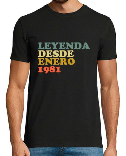 Camiseta Leyenda desde enero 1981 - latostadora.com - Modalova