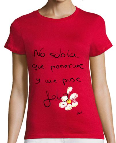 Camiseta mujer Mujer, sin mangas, roja - latostadora.com - Modalova