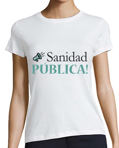 Camiseta Mujer Manga Corta Sanidad Pública laTostadora - latostadora.com - Modalova