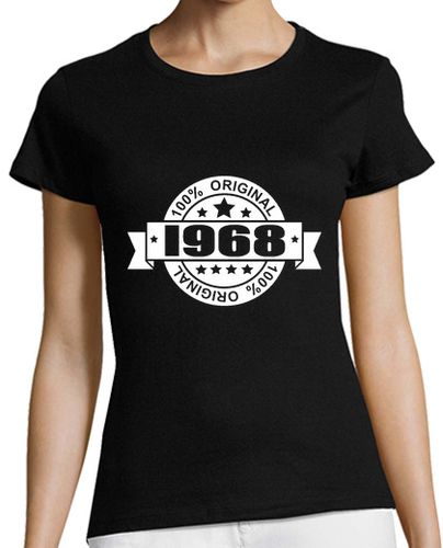 Camiseta mujer Año de nacimiento 1968 - latostadora.com - Modalova
