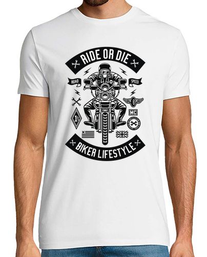 Camiseta Camiseta Biker Retro Motorcycles Vintage Bikers LifeStyle Motor Motos - latostadora.com - Modalova