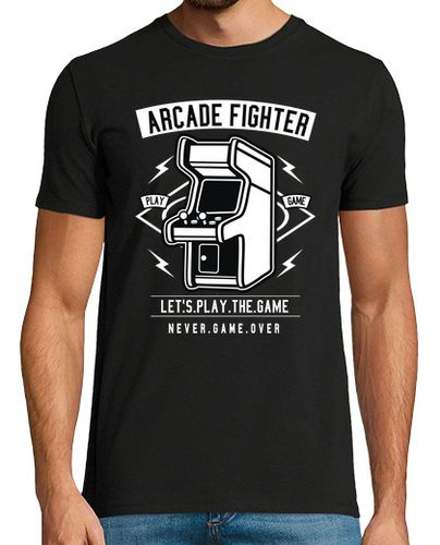 Camiseta Camiseta Máquina Arcade Fighter Videojuegos Retro Gamers Vintage Game - latostadora.com - Modalova