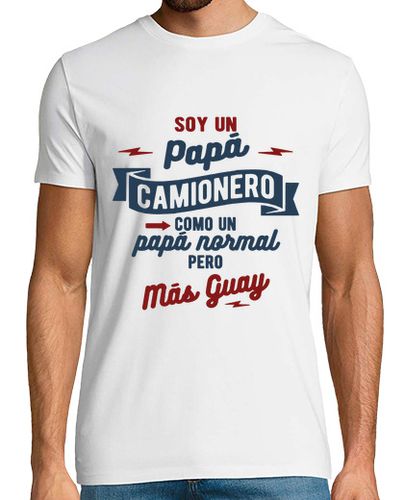 Camiseta Un papá camionero mas guay - latostadora.com - Modalova