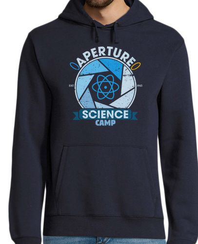 Sudadera Con Capucha Para Hombre Aperture Science Camp laTostadora - latostadora.com - Modalova