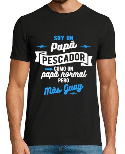 Camiseta Un papá pescador pero mas guay - latostadora.com - Modalova