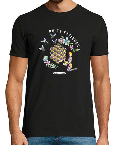Camiseta Miel y abejas, no te extingas - latostadora.com - Modalova