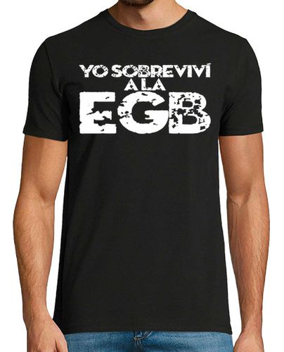 Camiseta Hombre Manga Corta YO SOBREVIVI A LA EGB 2 laTostadora - latostadora.com - Modalova