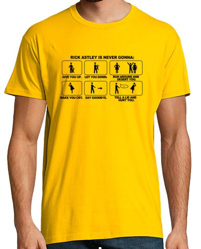 Camiseta Rick Astley is never gonna - latostadora.com - Modalova