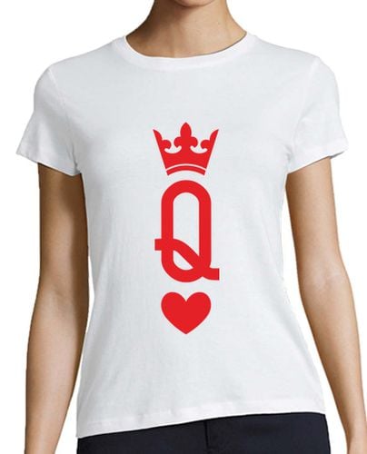 Camiseta Mujer Manga Corta Queen of cards laTostadora - latostadora.com - Modalova