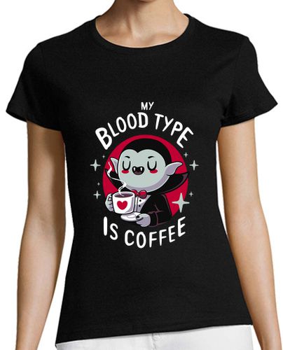 Camiseta mujer Coffee vampire - latostadora.com - Modalova