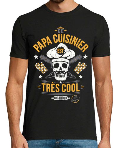 Camiseta Ce papa cuisinier est très cool - latostadora.com - Modalova