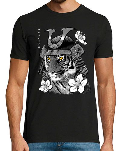 Camiseta Tigre Samurai cerezo - latostadora.com - Modalova