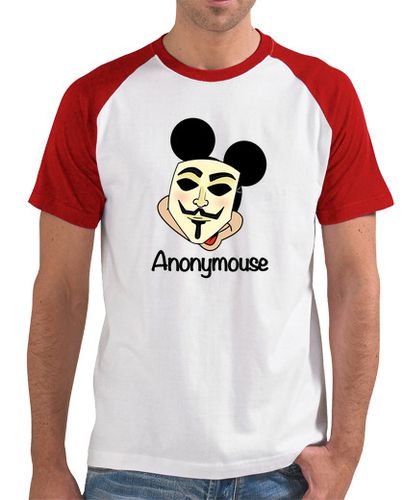 Camiseta Hombre Estilo Béisbol Anonymouse laTostadora - latostadora.com - Modalova