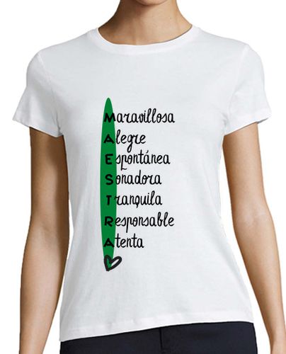 Camiseta mujer Maestra - latostadora.com - Modalova