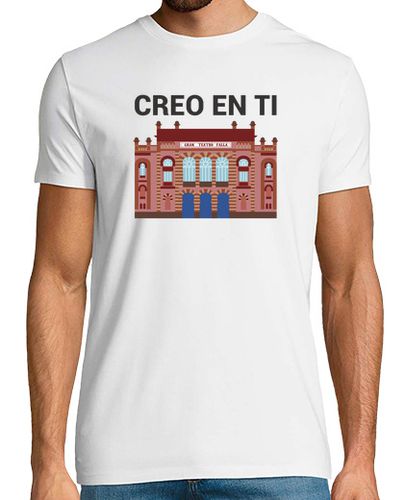 Camiseta Camiseta hombre manga corta Carnaval COAC Teatro Falla creo en ti laTostadora - latostadora.com - Modalova