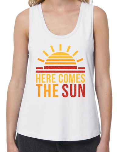 Camiseta Mujer Tirantes Loose Fit Here Comes the Sun laTostadora - latostadora.com - Modalova