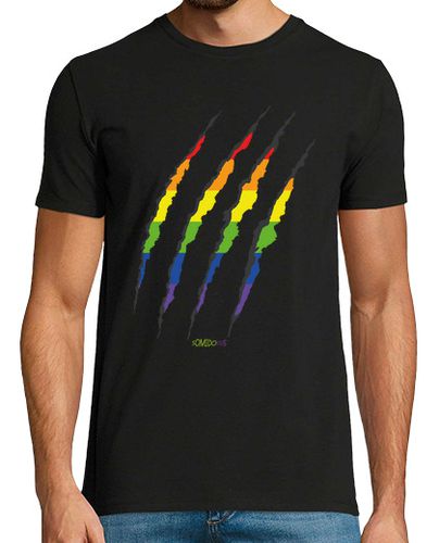 Camiseta Camiseta manga corta arañazo sobre arco iris chico - latostadora.com - Modalova