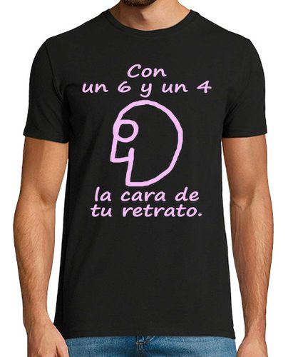 Camiseta CON UN 6 Y UN 4 LA CARA DE TU RETRATO R - latostadora.com - Modalova