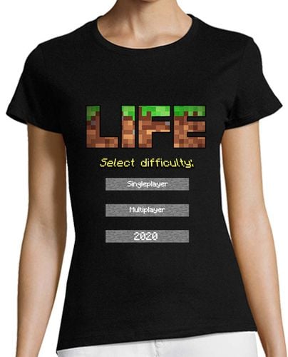 Camiseta mujer 2020 Life Seleccionar Minecraft laTostadora - latostadora.com - Modalova