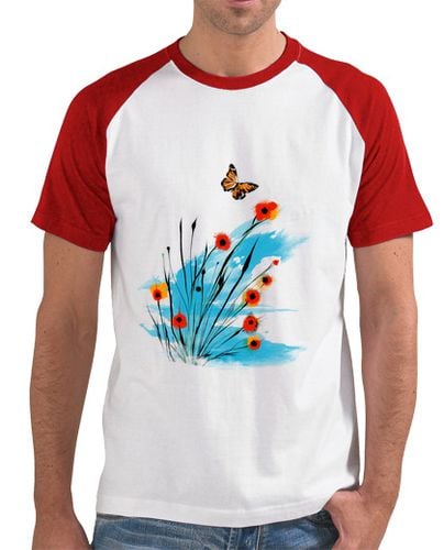 Camiseta Hombre Estilo Béisbol florece v2 laTostadora - latostadora.com - Modalova