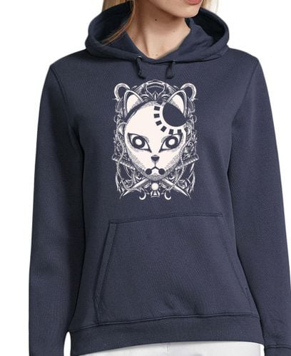 Sudadera Con Capucha Para Mujer grabado máscara de asesino de demonios laTostadora - latostadora.com - Modalova