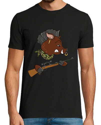 Camiseta Jabalí a la caza - latostadora.com - Modalova