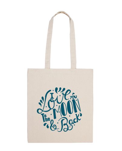 Bolsa Lettering I love you azul laTostadora - latostadora.com - Modalova