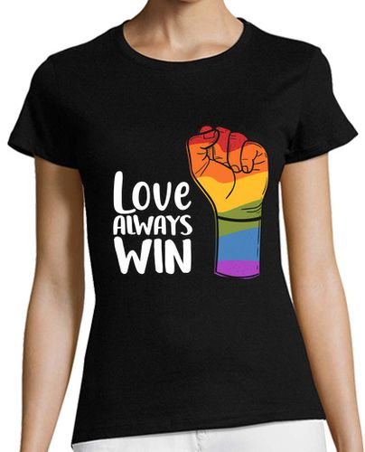 Camiseta mujer Love always win - latostadora.com - Modalova