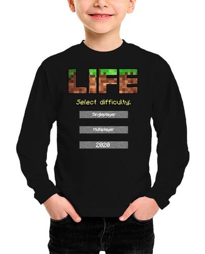 Camiseta niños 2020 Life Seleccionar Minecraft laTostadora - latostadora.com - Modalova