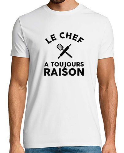 Camiseta el chef siempre tiene la razón - latostadora.com - Modalova