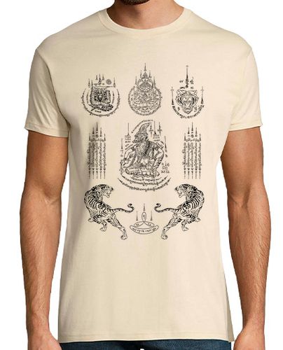 Camiseta Sak Yant Traditional Tattoo V01 laTostadora - latostadora.com - Modalova