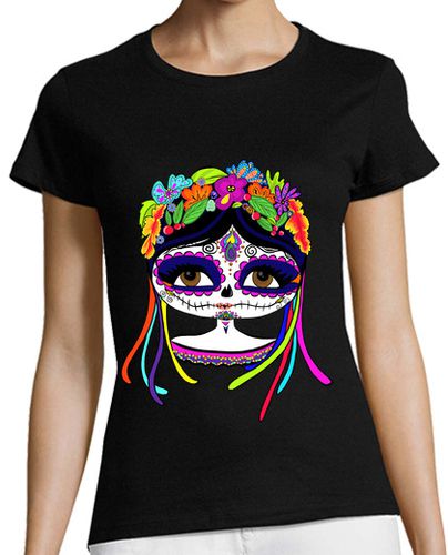 Camiseta Mujer Manga Corta Ninet Catrina laTostadora - latostadora.com - Modalova