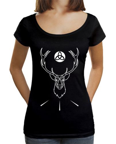 Camiseta Mujer Cuello Ancho Loose Fit Cernunnos laTostadora - latostadora.com - Modalova