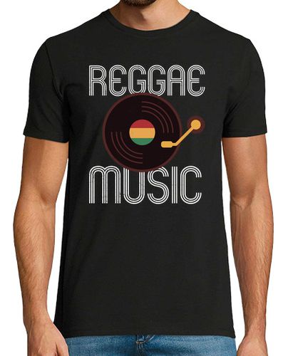 Camiseta Reggae Music Vinyl Turntable Sound System DJ - latostadora.com - Modalova