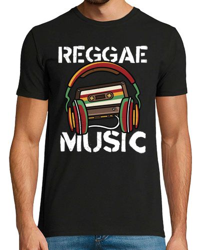 Camiseta Hombre Manga Corta Reggae Music Tape Jamaican Music laTostadora - latostadora.com - Modalova